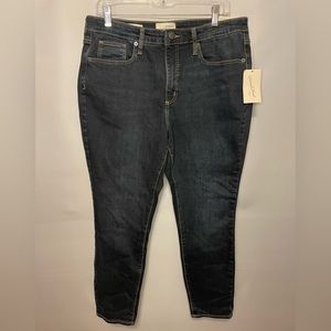 Universal Thread High Rise Skinny Jeans Womens Size 14 Dark Wash